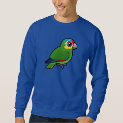 Birdorable Red-lored Parrot Men's Basic Sweatshirt