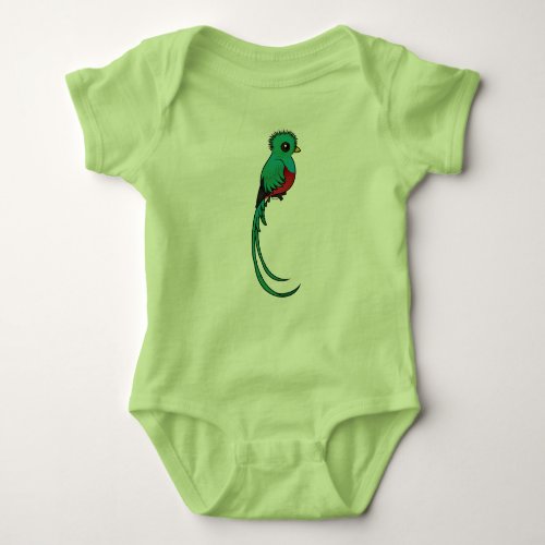 Birdorable Resplendent Quetzal Baby Bodysuit