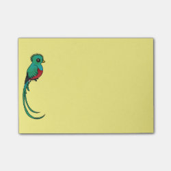 Resplendent Quetzal Post-it Notes