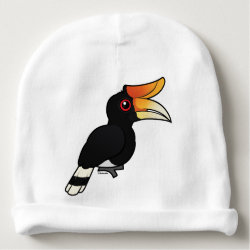 Rhinoceros Hornbill Infant Cotton Rib Beanie Hat