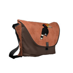 Rhinoceros Hornbill Rickshaw Medium Zero Messenger Bag