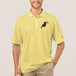 Rhinoceros Hornbill Men's Nike Dri-FIT Pique Polo Shirt