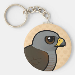 Ridgway's Hawk Basic Button Keychain