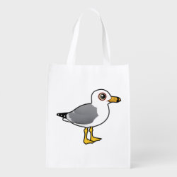 Ring-billed Gull Reusable Grocery Bag