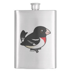 Birdorable Rose-breasted Grosbeak Stainless Steel Flask