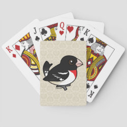 Birdorable Rose-breasted Grosbeak Playing Cards (Poker)