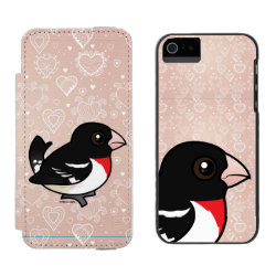 Birdorable Rose-breasted Grosbeak Incipio Watson™ iPhone 5/5s Wallet Case