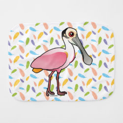 Roseate Spoonbill Burp Cloth