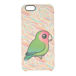 Birdorable Rosy-faced Lovebird Uncommon iPhone 6 Clearly™ Deflector Case