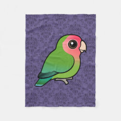 Birdorable Rosy-faced Lovebird Fleece Blanket, 30