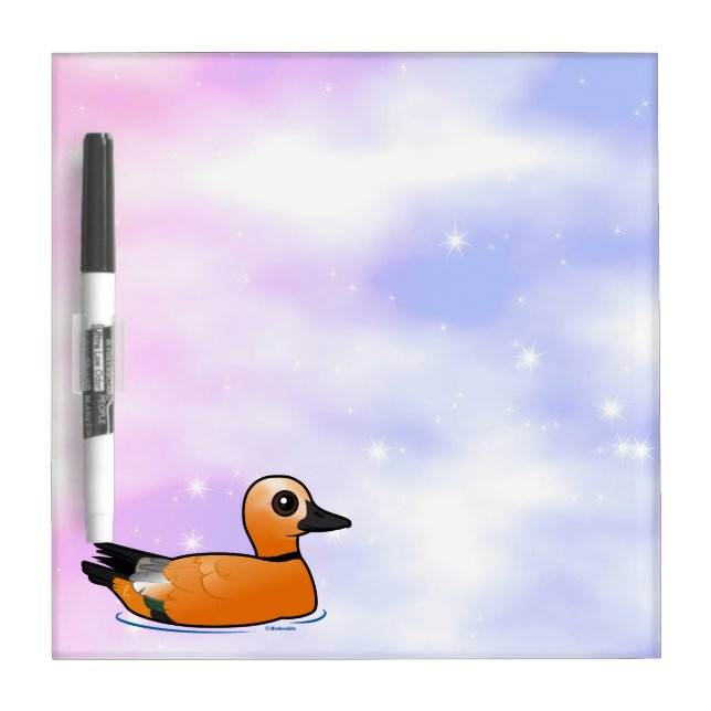 Birdorable Ruddy Shelduck Dry Erase Board (Front)