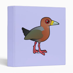 Rufous-necked Wood-Rail Avery Signature Binder 8.5x11