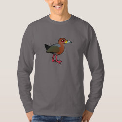 Rufous-necked Wood-Rail Men's Basic Long Sleeve T-Shirt