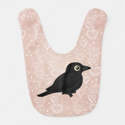 Rusty Blackbird Baby Bib