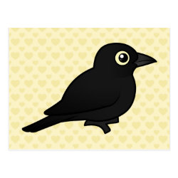 Rusty Blackbird Postcard