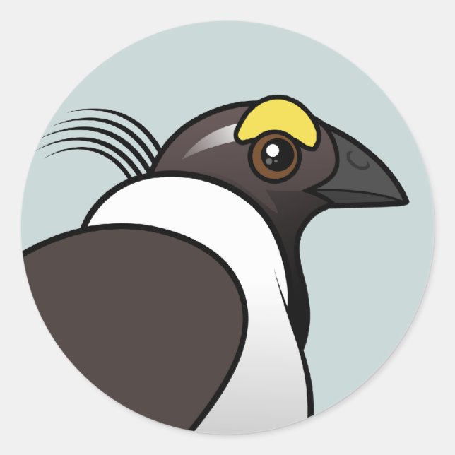 Birdorable Sage Grouse Classic Round Sticker (Front)