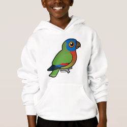 Birdorable Saint Lucia Parrot Kids' Hanes ComfortBlend® Hoodie