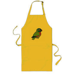 Birdorable Saint Lucia Parrot Long Apron