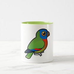Birdorable Saint Lucia Parrot Two-Tone Mug