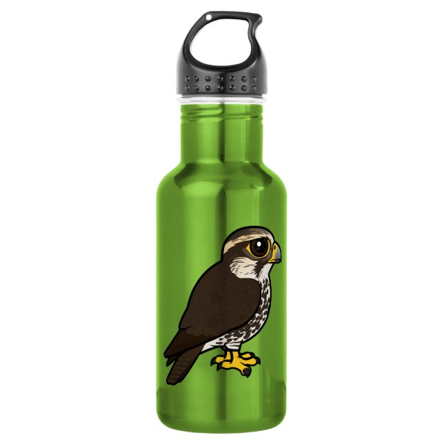 Birdorable Saker Falcon Water Bottle (Front)