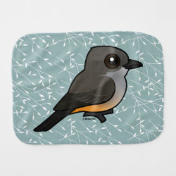 Say's Phoebe Burp Cloth