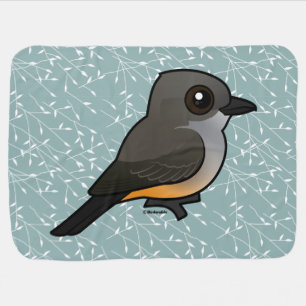 Birdorable Say's Phoebe Swaddle Blanket