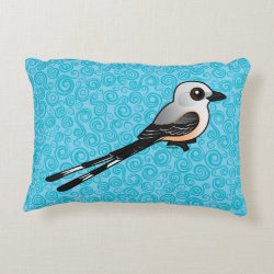 Scissor-tailed Flycatcher Brushed Polyester Accent Pillow