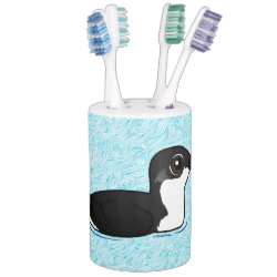 Scripp's Murrelet Toothbrush Holder and Soap Dispenser Set