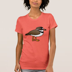 Semipalmated Plover Women's American Apparel Fine Jersey Short Sleeve T-Shirt