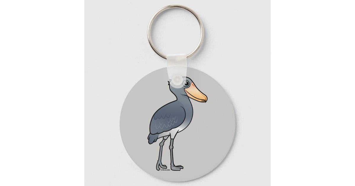 Birdorable Shoebill Keychain | Zazzle