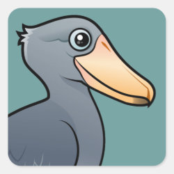 Shoebill Square Sticker