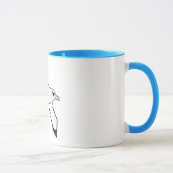 Shy Albatross in flight Combo Mug