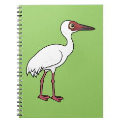 Siberian Crane Photo Notebook (6.5