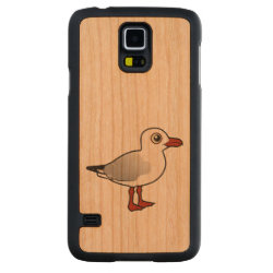 Silver Gull Carved ® Samsung Galaxy S5 Slim Wood Case