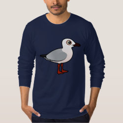 Slender-billed Gull Men's American Apparel Fine Jersey Long Sleeve T-Shirt