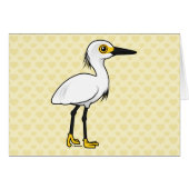 Birdorable Snowy Egret (Front Horizontal)