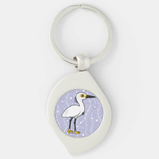 Birdorable Snowy Egret Keychain