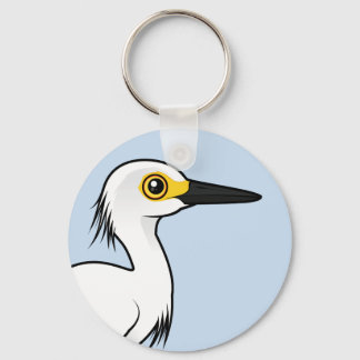 Birdorable Snowy Egret Keychain