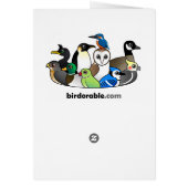 Birdorable Snowy Owl Cards (Back)