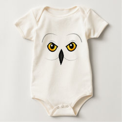 Birdorable Snowy Owl Infant Organic Creeper