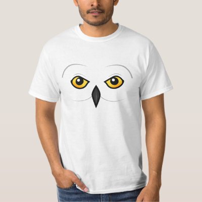 Birdorable Snowy Owl Face T-Shirt