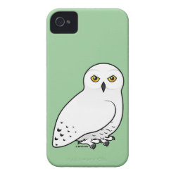 Birdorable Snowy Owl Case-Mate iPhone 4 Barely There Universal Case