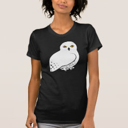Birdorable Snowy Owl Women's American Apparel Fine Jersey Short Sleeve T-Shirt