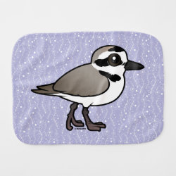 Snowy Plover Burp Cloth