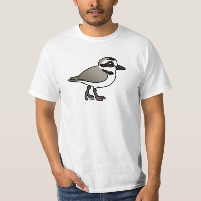 Birdorable Snowy Plover T-Shirt (Front)