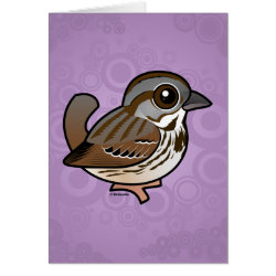 Song Sparrow Greeting Card