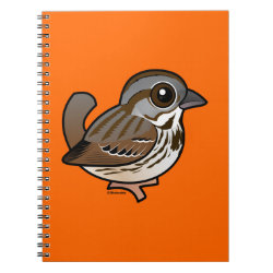 Song Sparrow Photo Notebook (6.5