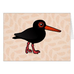Sooty Oystercatcher Greeting Card