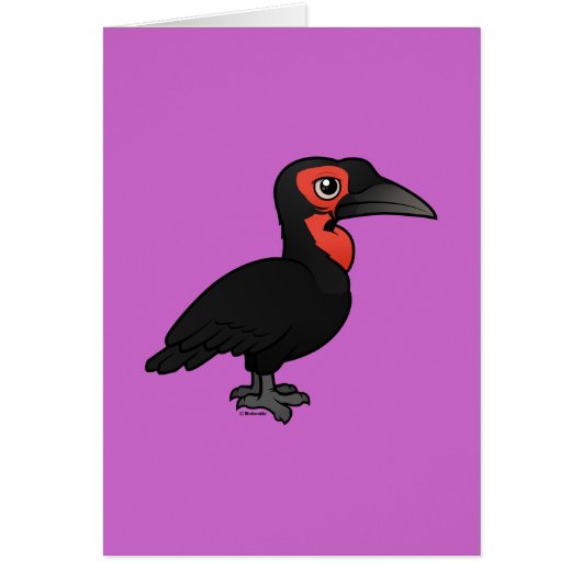 Birdorable Southern Ground Hornbill Cards (Front)