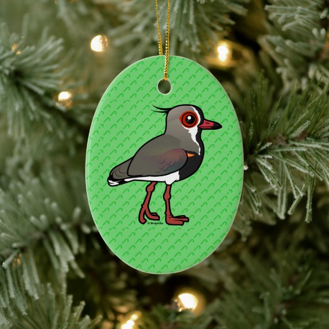 Birdorable Southern Lapwing Ceramic Ornament (Tree)